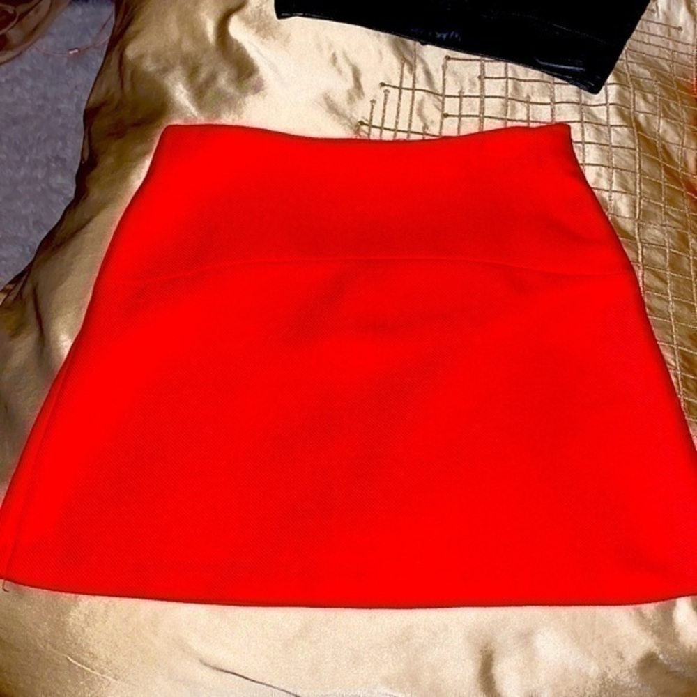 Zara Perfect Red colour  skirt NWOT Zara skirt
